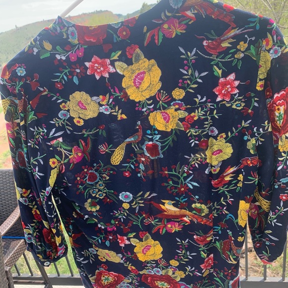 Floral Button Shirt from India - Picture 2 of 5